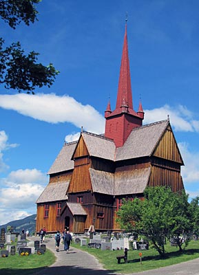 Norwegen - Stabkirche Ringebu