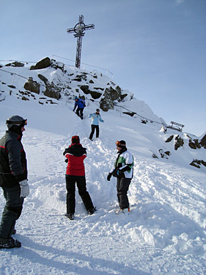 Österreich Ötztal Gipfelkreuz