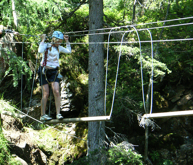 Nassfeld Kärnten - Hochseilgarten