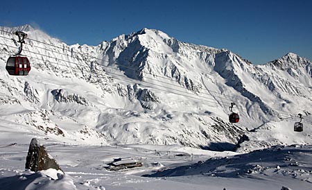 Österreich - Stubaital in Tirol - Seilbahn