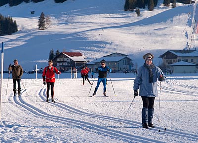 Österreich Tannheimer Tal - Langlauf