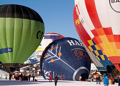 Österreich - Tannheimer Tal - Vorbereitungen Ballonstart