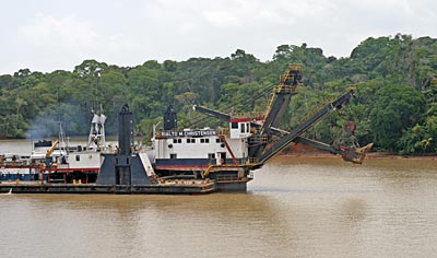 Panama - Panamakanal - Schwimmbagger