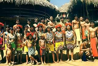Panama Dorfbevölkerung