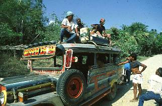 Unterwegs auf Palawan mit einem Jeepney