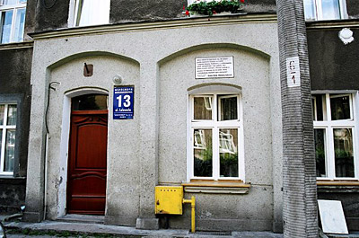 Das Elternhaus des Nobelpreisträgers Günter Grass in der Lelewela in Danzig