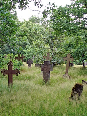 Polen - Slowinzischer Nationalpark - slowinzischer Friedhof von Kluki