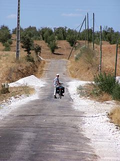 Portugal Alentejo schmale Straße