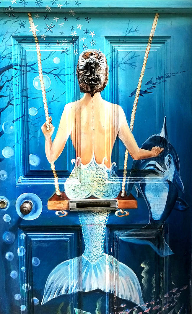 Madeira - Funchal - kunstvolle Tür