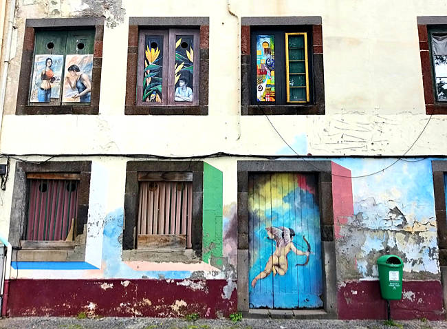 Madeira - Funchal - kunstvolle Tür