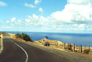 Portugal Porto Santo Landstrasse