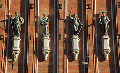 Schwarzhäupterhaus (Detail), Riga