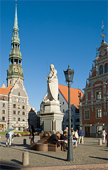 Schwarzhäupterhaus (Detail), Riga