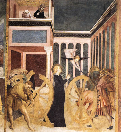 Rom: Masolino da Panicale, hl. Katharina von Alexandria