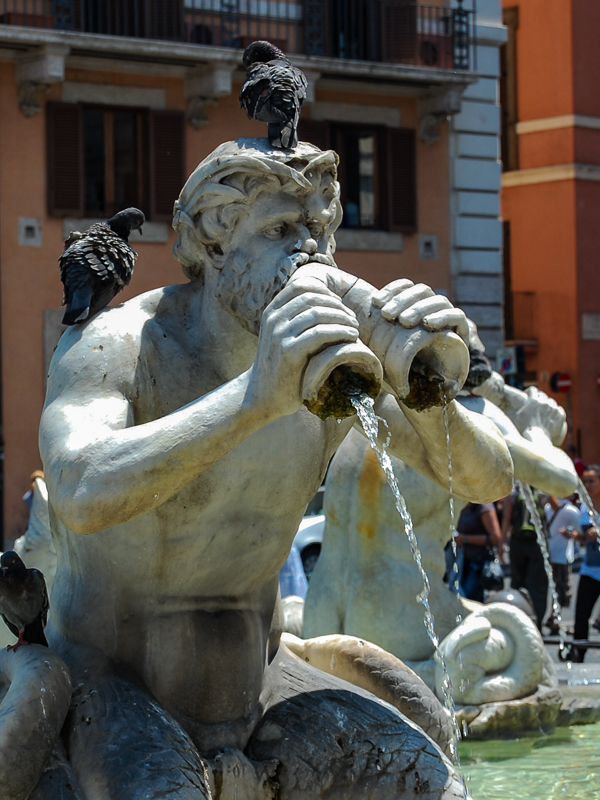 Rom: Mohrenbrunnen in Rom