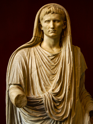Rom: Augustus-Statue im Palazzo Altemps / Museo Nazionale Romano
