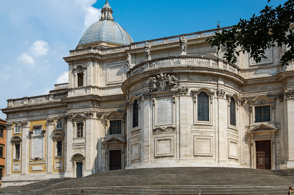 Rom: Santa Maria Maggiore, Rückfront