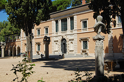 Das Haupthaus der Villa Massimo