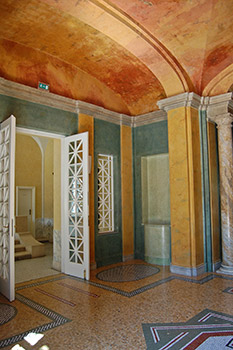 Foyer des Hautphauses der Villa Massimo in Rom