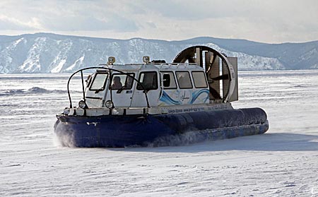 Transsibirische Eisenbahn - Interessantes Transportmittel – Luftkissenfahrzeug