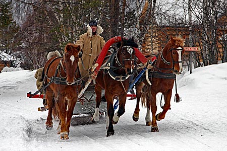 Transsibirische Eisenbahn - eine Tour per Troika durchs Museum