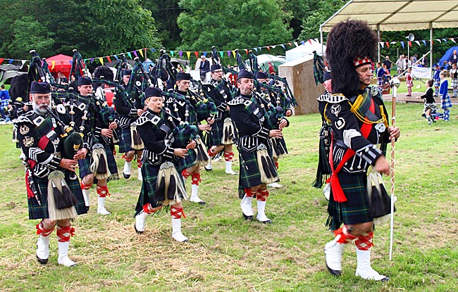 Schottland - Highland Games - Marching Band
