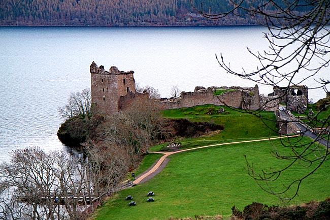 Schottland - Urquart Castle und Loch Ness