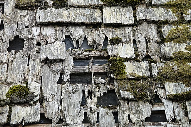 Schottland - Ullapool am Loch Broome - Dachkonstruktion