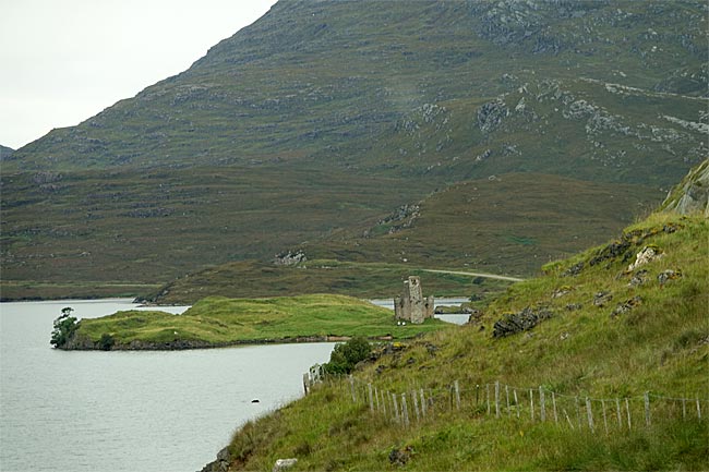 Schottland - Ullapool am Loch Broome - Ardvreck Castle