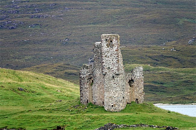 Schottland - Ullapool am Loch Broome - Ardvreck Castle