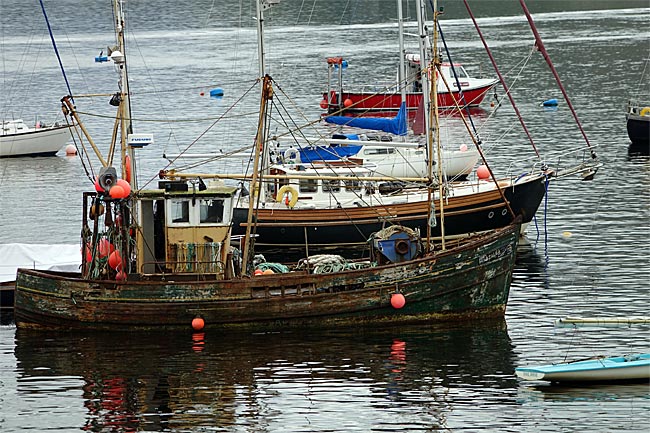 Schottland - Ullapool am Loch Broome - Fischkutter