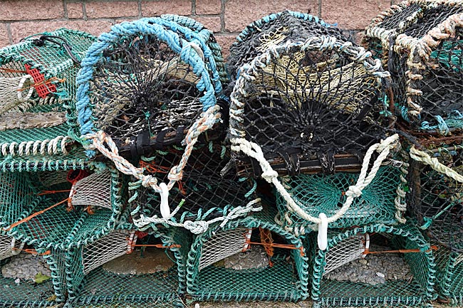 Schottland - Ullapool am Loch Broome - Fischfanggeräte
