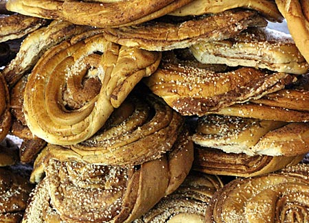 Schweden - Göteborg - Kanelbulle (Zimtschnecken) im Cafe Husaren