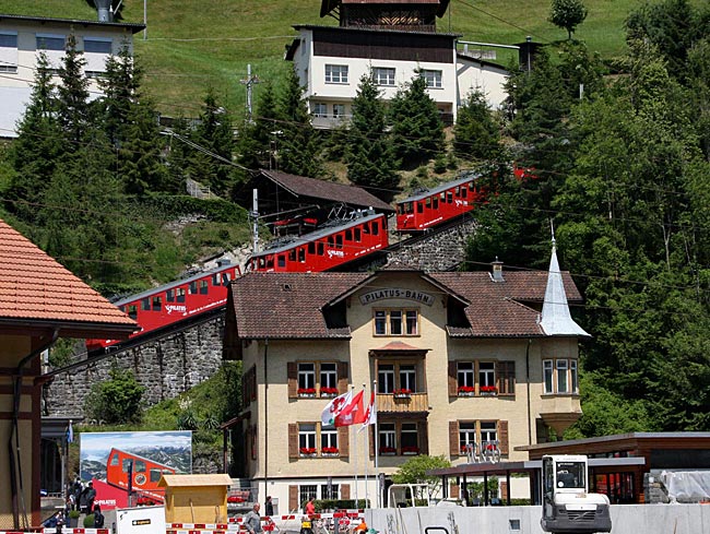 Ballenberg in der Schweiz - Mit der steilsten Zahnradbahn der Welt auf den Pilatus