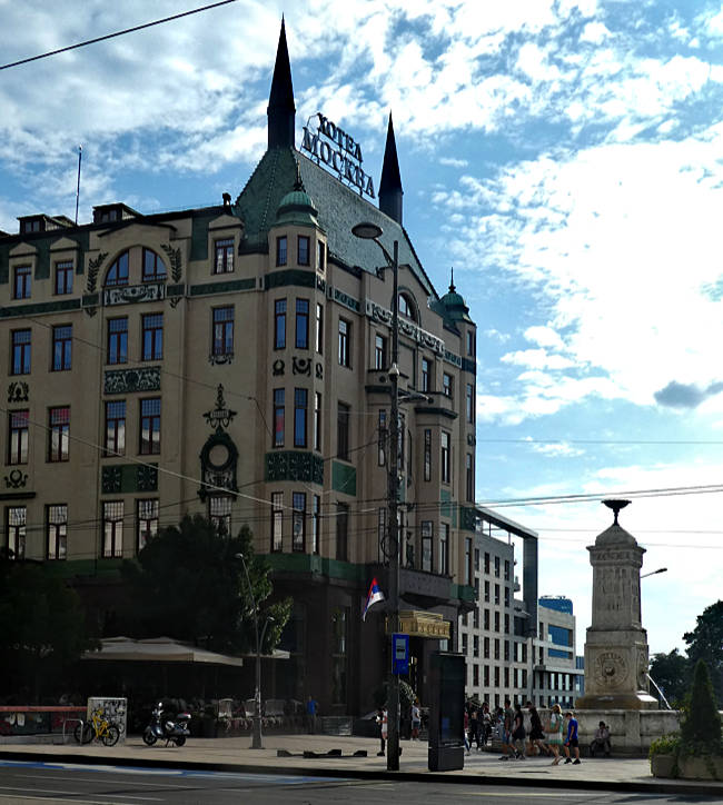 Serbien - Alt-Belgrad, City, Hotel Moskva