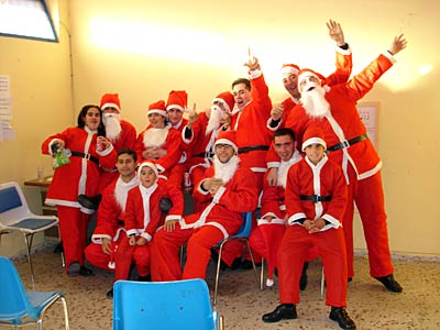 Spanien Andalusien Weihnachtsmänner
