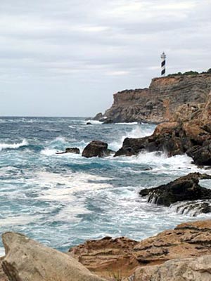 Balearen - Ibiza - Leuchtturm bei Pontiracx