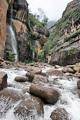 Südafrika - Drakensberge - Wasserfall