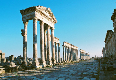 Die Ruinen von Palmyra, Syrien