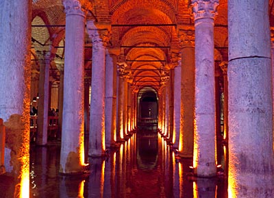 Türkei - Istanbul - die unterirdische Basilika-Zisterne