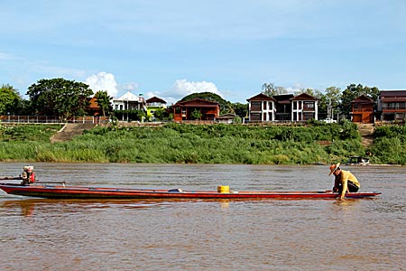Thailand - Loei - Chiang Khan mit Mekong