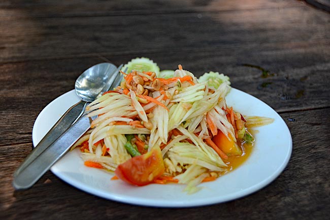 Tahiland - Foodtour durch Bangkok - Papaya-Salat