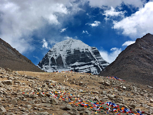 Tibet - Blick auf den heiligen Berg Kailash