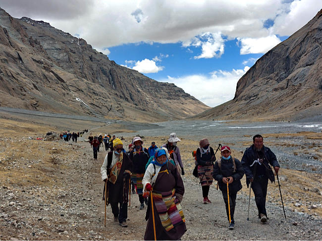 Tibet - während der Umrundung