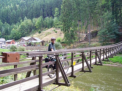 Tschechien - Brücke über den Fluss Eger