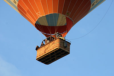 Türkei Kappadokien Heissluftballon