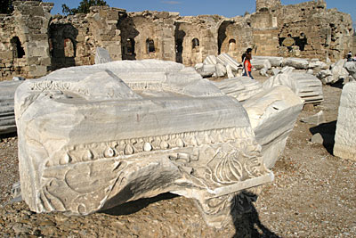 Türkei Alanya Ruinen von Side