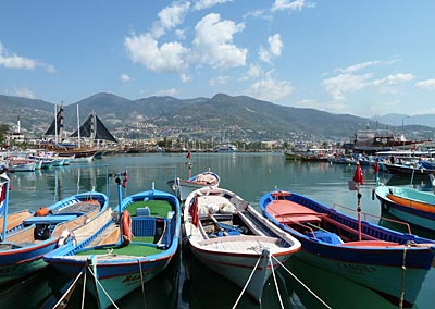 Türkei - Alanya - Hafenimpressionen der Urlaubsmetropole am Mittelmeer