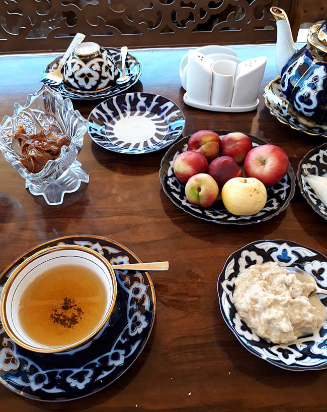 Usbekistand - typisches Frühstück