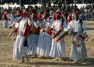 Tunesien / Douz / Musiker